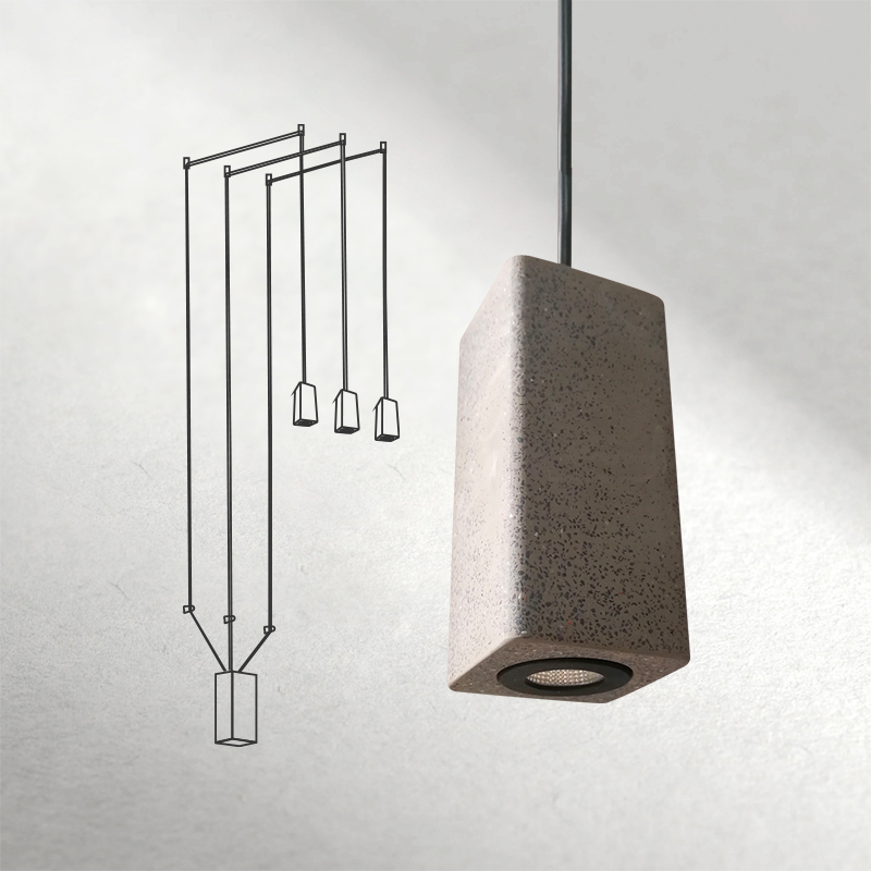 FLODA(A) - Luminaria LED triple strings system.