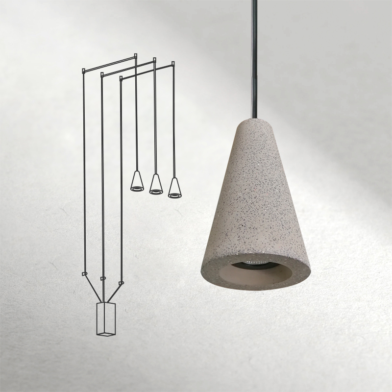 FLODA(B) - Luminaria LED triple strings system.