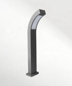 RAPLA - Luminaria decorativa LED tipo sendero 3000K 13W Gris.