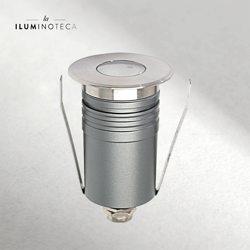 OJL102 TABY Luminaria LED redonda tipo bala de piso. La Iluminoteca