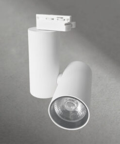 OSLO - Luminaria tipo Spot para riel de 2 vías 20W.