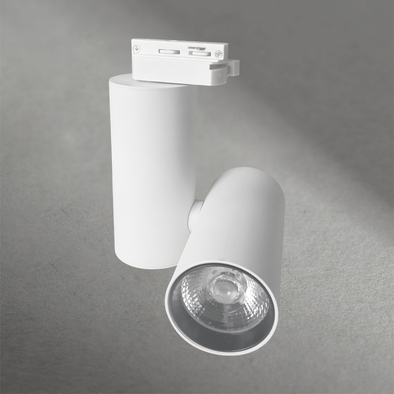 OSLO - Luminaria tipo Spot para riel de 2 vías 20W.