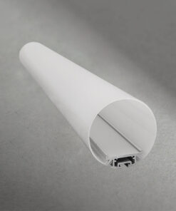 Perfil en aluminio extruido circular de 60 x 60mm.