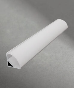Perfil 16x16mm en aluminio extruido esquinero para sobreponer.