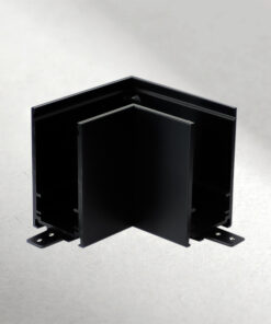 TOKKER - Conector en "L" Riel sobreponer.