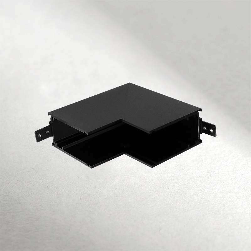 TOKKER - Conector en "L" Riel pared.
