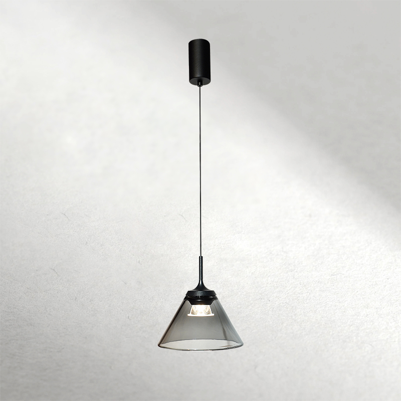 LUROY - Luminaria Cónica LED COB para descolgar 9W 3000K.