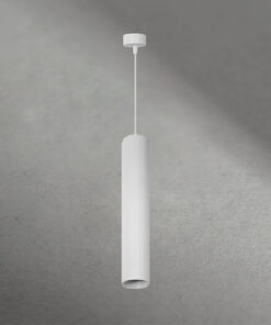 Luminaria Suspendida GU10 Luz Cálida – Tamaño L (6 x 30 cm).