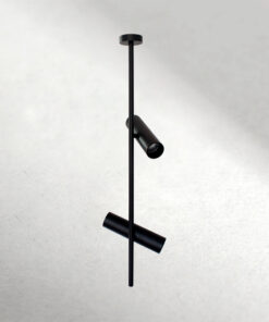 Spot LED Doble de Sobreponer Klepp Negro Mate Luz Cálida