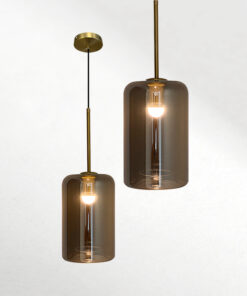Troim - Luminaria Decorativa LED Dorado Smoky